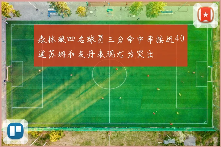 森林狼四名球员三分命中率接近40道苏姆和麦丹表现尤为突出